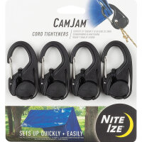 Nite Ize CamJam Seilspanner mit Karabiner, 4er Pack