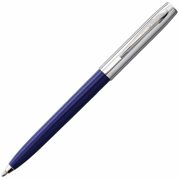 Fisher Space Pen Apollo Cap-O-Matic Kugelschreiber blau mit verchromter Kappe, Box