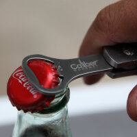 Caliber Automatic Bottle Opener - Edelstahl Flaschenöffner im Springmesser-Stil