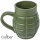 Caliber Gourmet Tasse, Becher, Bierkrug in Handgranaten-Optik, Keramik, 650 ml