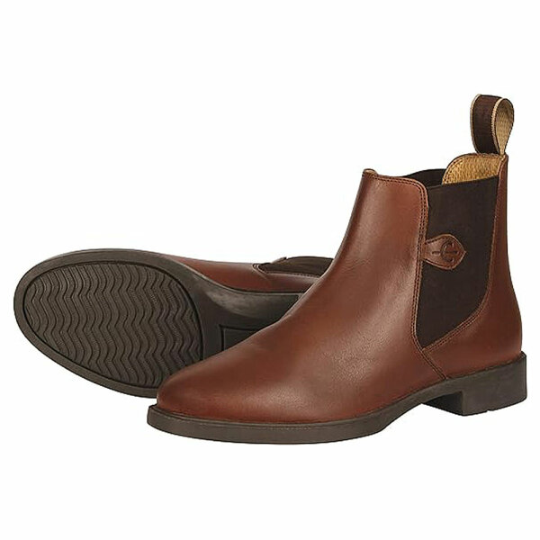 Covalliero Reitstiefelette Leder Classic, braun, Gr. 42