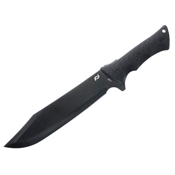 Schrade Leroy Buschmesser mit Full Tang Klinge aus AUS-8 Stahl und TPR-Griff