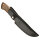 Buck Compadre Camp Knife mit 5160 Spring Steel, Micarta Griff und Lederscheide