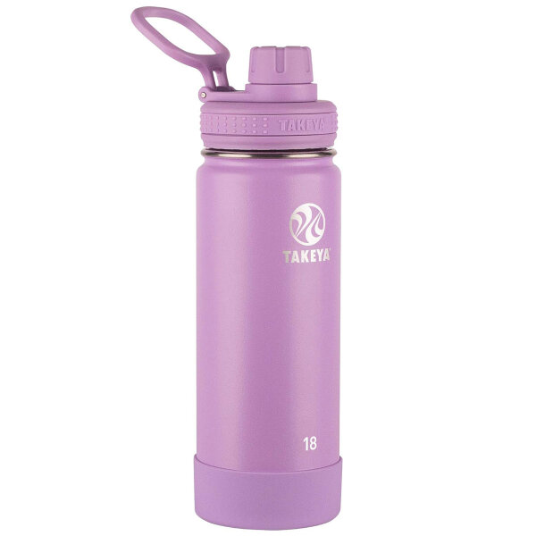 Takeya Actives Trinkflasche aus 18/8 Edelstahl, vakuum-isoliert, 530ml, lilac