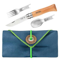 Opinel Picnic Plus, 4-teiliges Set mit Opinel Messer No...