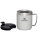 Stanley Classic Legendary Camp Mug Thermobecher mit Tritan-Deckel, 0,35L, Ash