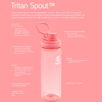 Takeya Tritan Spout Trinkflasche aus BPA-freiem Tritan-Kunststoff, 700ml, purple