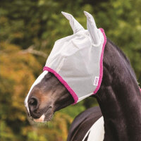 Horseware Amigo Flymask, Fliegenmaske, silver/purple