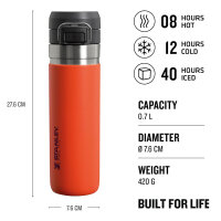 Stanley Go Quick Flip Water Bottle, 700 ml Flasche,...