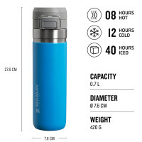 Stanley Go Quick Flip Water Bottle, 700 ml Wasserflasche,...