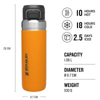 Stanley Go Quick Flip Water Bottle, 1,06 L Flasche,...