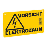 5 Stück Kerbl Warnschild f. Weidezaun (Neutral),...