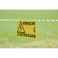 5 Stück Kerbl Warnschild f. Weidezaun (Neutral),...