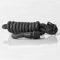 Kerbl Führleine Rope, GoLeyGo 2.0, Größe M, 1,4-2m, schwarz, für Hunde bis 15