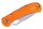 Buck SpitFire Einhandmesser mit rostfreier Klinge und orangen Alu-Griffschalen