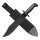 Cold Steel Black Bear Bowie Machete mit Carbonstahl und Cor-Ex Scheide, 97SMBW