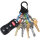 Nite Ize Keyrack Locker 6 Karabiner und Schlüsselhalter, KLKP-01-R3