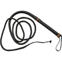 SZCO Bullwhip Bullenpeitsche geflochtene Peitsche mit...