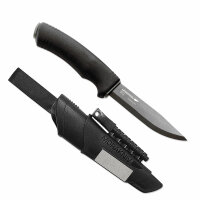 Morakniv Bushcraft Survival Black mit Feuerstarter,...