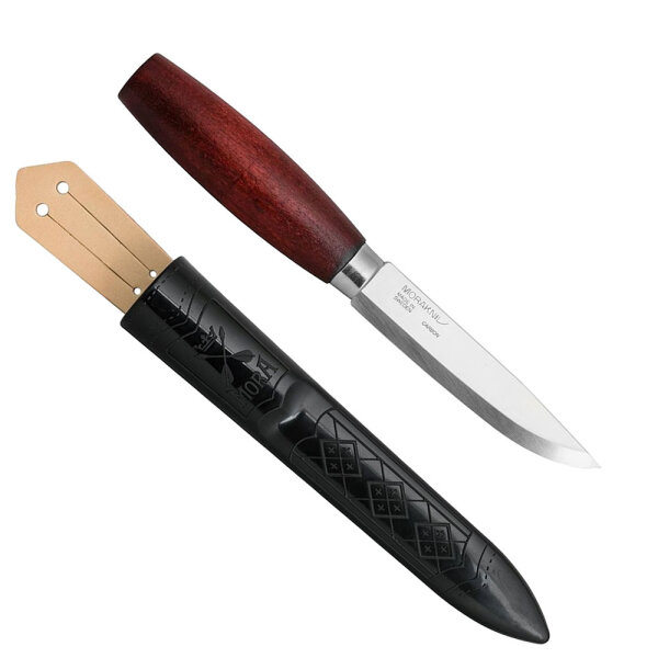 Morakniv Classic 2, 10,5 cm Carbonstahlklinge, Birkenholzgriff, Polymerscheide