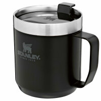 Stanley Classic Legendary Camp Mug Thermobecher mit Deckel, 0,35L, schwarz