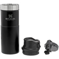 Stanley Classic The Trigger-Action Travel Mug, 470 ml, 18/8 Edelstahl, schwarz