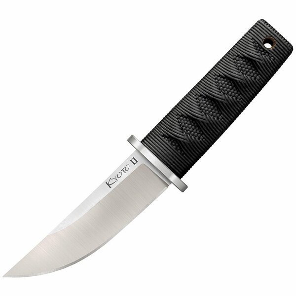 Cold Steel KYOTO II Messer mit 8Cr13MoV Stahl, Kratongriff und Secure-Ex Scheide