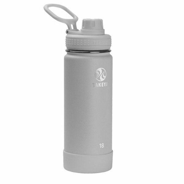 Takeya Actives Trinkflasche aus 18/8 Edelstahl, vakuum-isoliert, 530ml, pebble