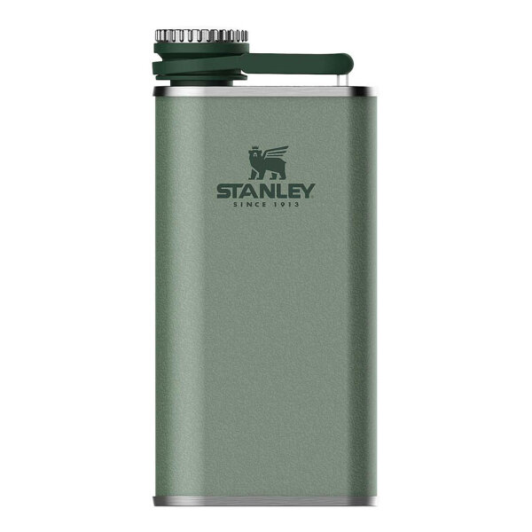 Stanley Classic Wide Mouth Flask, 236ml, Hammerschlag grün, 18/8 rostfrei