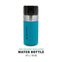 Stanley Go Series Water Bottle,Vakuumisolierte Trinkflasche 473 ml, blau