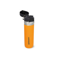 Stanley Go Quick Flip Water Bottle, Flasche mit 700 ml, vakuumisoliert, saffron