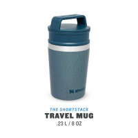 Stanley Shortstack Travel Mug mit Griff, 18/8 Edelstahl,...