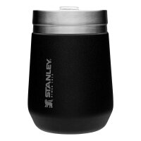 Stanley Go Everyday Tumbler, Trinkbecher mit Deckel, 290 ml, mattschwarz