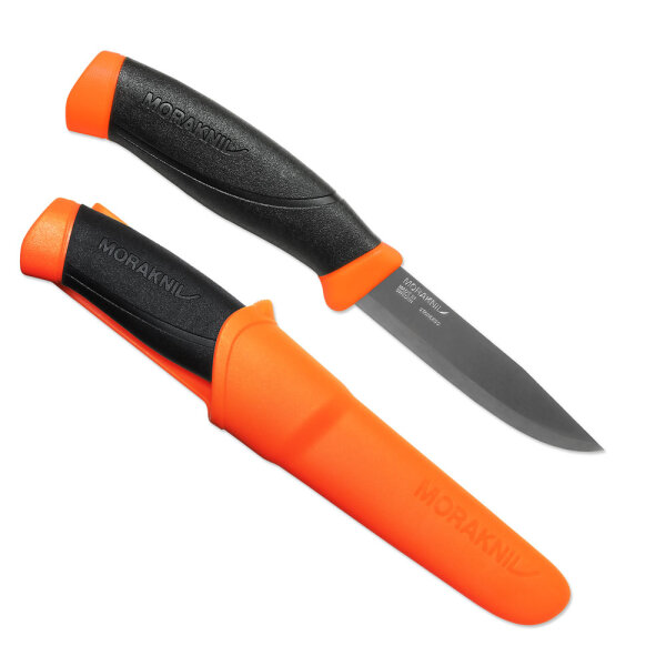 Morakniv Companion Outdoormesser orange/schwarz, 12C27 Sandvik, M-11824