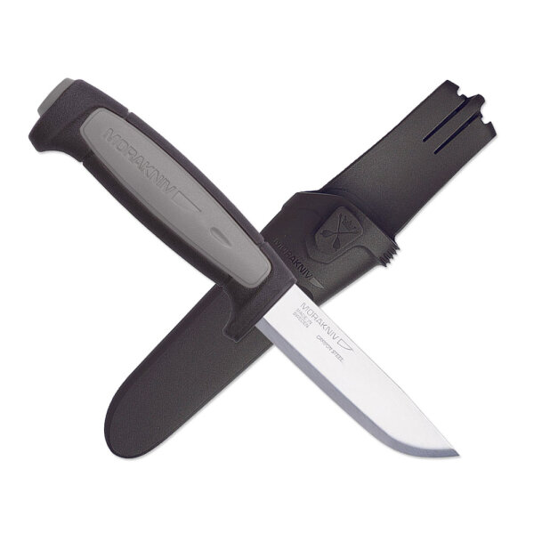 Morakniv Robust Messer mit Klinge aus Kohlenstoffstahl und TPR-Griff, M-12249