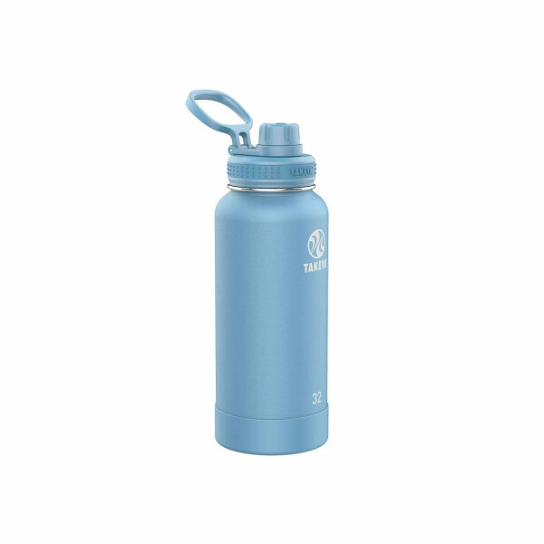 Takeya Actives Trinkflasche aus 18/8 Edelstahl, vakuum-isoliert, 950ml, bluestone