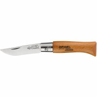 Opinel No 3 - Taschenmesser mit 4 cm Carbonstahlklinge...