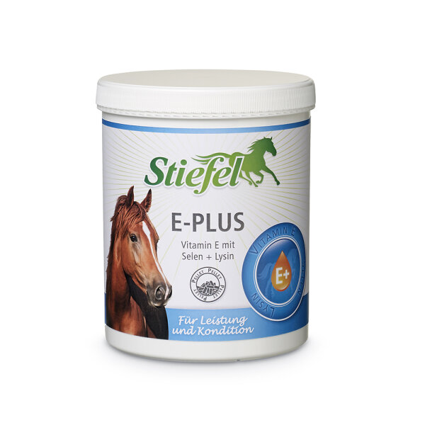 Stiefel E-Plus Pellet, Vitamin E mit Selen & Lysin, 1 kg Dose