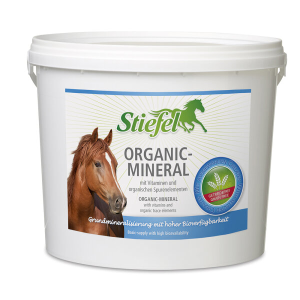 Stiefel Organic-Mineral, Grundmineralisierung mit hoher Bioverfügbarkeit, 3 kg