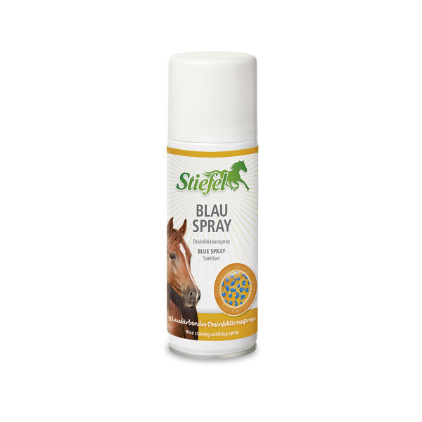 Stiefel Blauspray, Blaufärbendes Desinfektionsspray, 200 ml