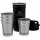 Stanley Adventure Shot Glass Set aus 18/8 Edelstahl, Matt Schwarz, 5-teilig