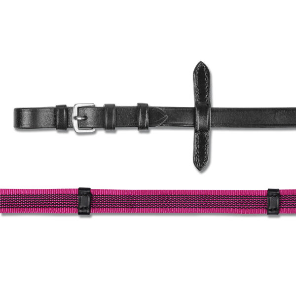 Waldhausen X-Line Anti-Slip-Zügel, 19 mm, fuchsia, WB