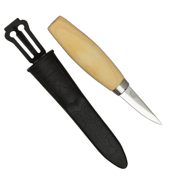 Morakniv Wood Carving 120, Kerbschnitzmesser mit Carbonstahlklinge