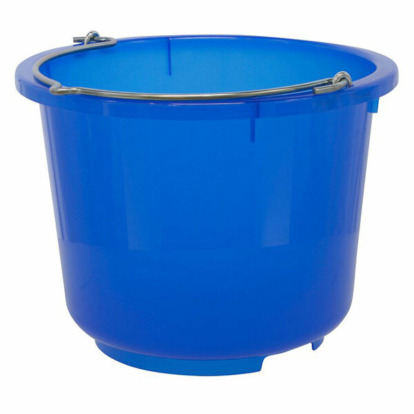 Kerbl Stall- und Baueimer, blau transparent, 12ltr.