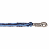 Kerbl Führstrick Hippo m. Karabiner hellblau/dunkelblau