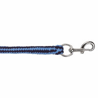 Kerbl Führstrick Hippo m. Karabiner hellblau/dunkelblau