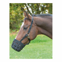 Kerbl Maulkorb/Fressbremse Nylon, schwarz, Pony