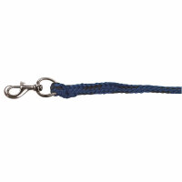 Kerbl Führstrick Classic, blau mit Messingkarabiner