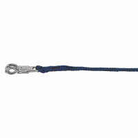 Kerbl Führstrick Classic, blau mit Messingkarabiner