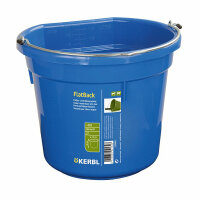 Kerbl FlatBack, blau, ca. 20ltr., Futter-u. Wassereimer